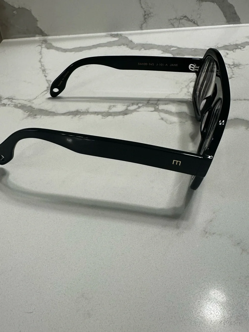 Bold Black Elisa Johnson sunglasses glasses